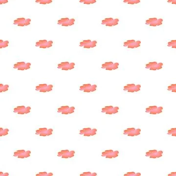 Seamless pattern with scattered pink blossom flowers Stock Illustration