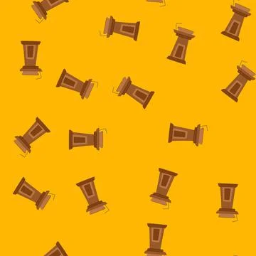 Seamless pattern scene podium cartoon vector 스톡 일러스트