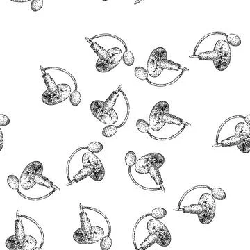 Seamless pattern scent perfume automizer sketch hand drawn Illustrazione stock