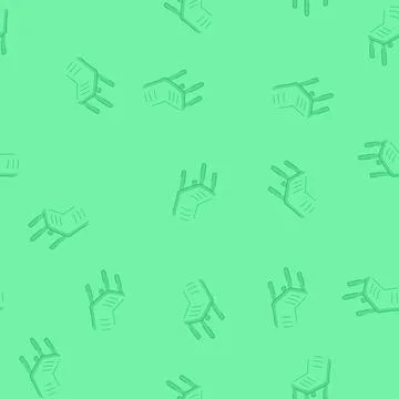 Seamless pattern school kid chair cartoon vector Stock Illustration