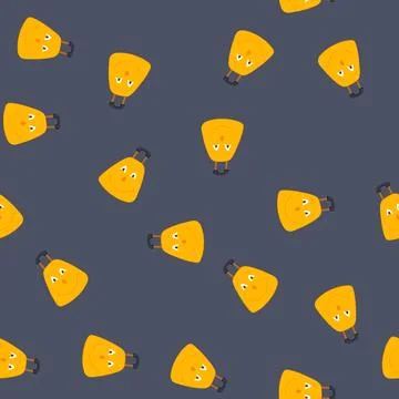 Seamless pattern school kid luggage cartoon vector Stock Illustration
