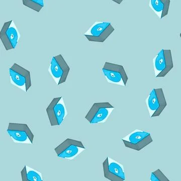 Seamless pattern school lunch box color icon vector Stock Illustration