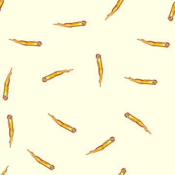 Seamless pattern science meteor cartoon vector Stock Illustration