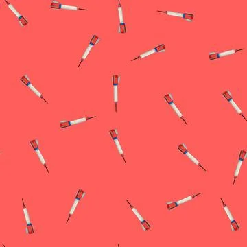 Seamless pattern science rocket toy cartoon vector Stock Illustration