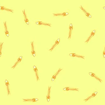 Seamless pattern scifi laser gun beam cartoon vector 库存插图