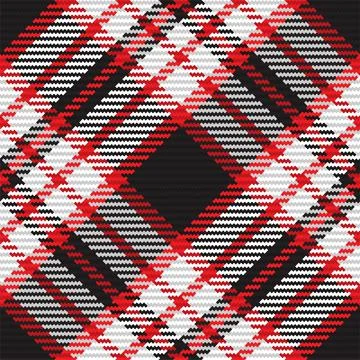 Seamless pattern of scottish tartan plaid. Repeatable background with check f 库存插图