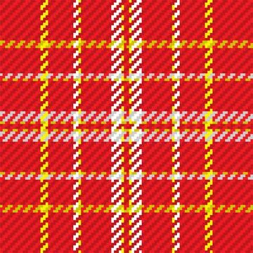Seamless pattern of scottish tartan plaid. Repeatable background with check f 库存插图