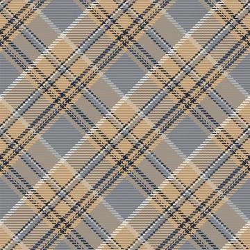 Seamless pattern of scottish tartan plaid. Repeatable background with check f 库存插图