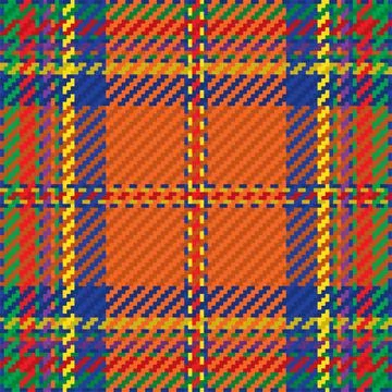 Seamless pattern of scottish tartan plaid. Repeatable background with check f 库存插图