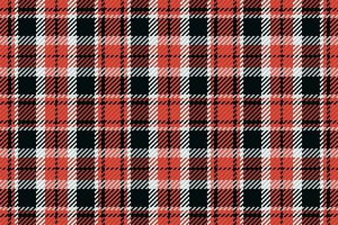 Seamless pattern of scottish tartan plaid. Repeatable background with check f 스톡 일러스트