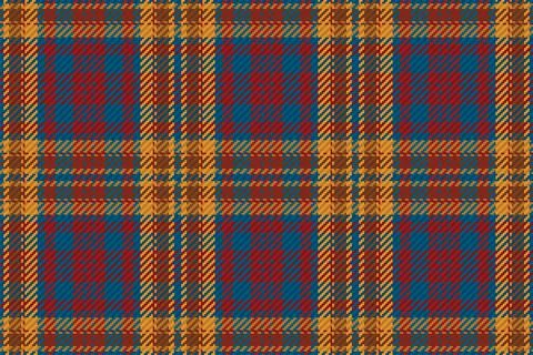 Seamless pattern of scottish tartan plaid. Repeatable background with check f Stock Illustration