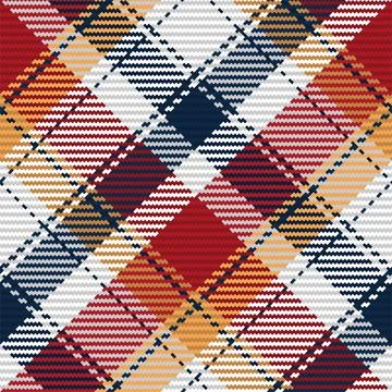 Seamless pattern of scottish tartan plaid. Repeatable background with check f Illustrazione stock
