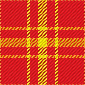 Seamless pattern of scottish tartan plaid. Repeatable background with check f 스톡 일러스트