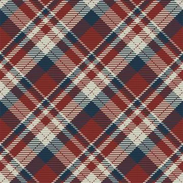 Seamless pattern of scottish tartan plaid. Repeatable background with check f 库存插图