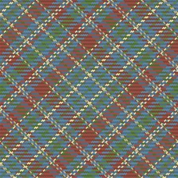 Seamless pattern of scottish tartan plaid. Repeatable background with check f Stock Illustration