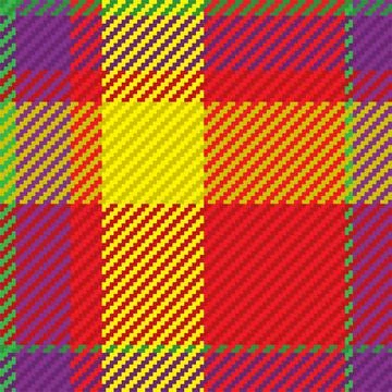Seamless pattern of scottish tartan plaid. Repeatable background with check f Illustrazione stock