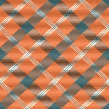 Seamless pattern of scottish tartan plaid. Repeatable background with check f 스톡 일러스트