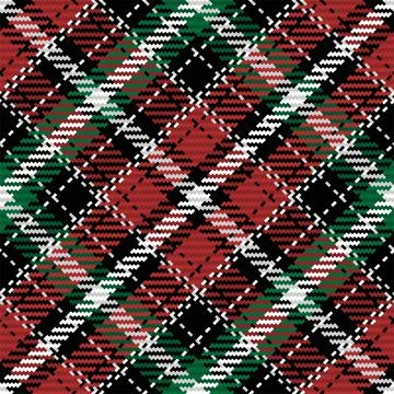 Seamless pattern of scottish tartan plaid. Repeatable background with check f 스톡 일러스트