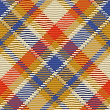 Seamless pattern of scottish tartan plaid. Repeatable background with check f 库存插图