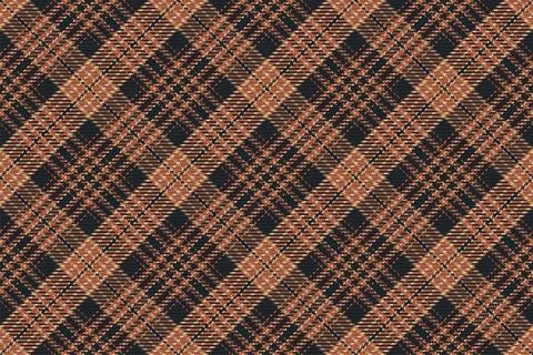 Seamless pattern of scottish tartan plaid. Repeatable background with check f 库存插图