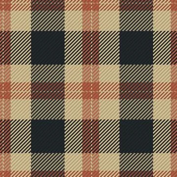 Seamless pattern of scottish tartan plaid. Repeatable background with check f Stockillustratie