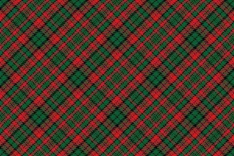 Seamless pattern of scottish tartan plaid. Repeatable background with check f Illustrazione stock