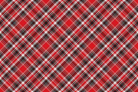 Seamless pattern of scottish tartan plaid. Repeatable background with check f Illustrazione stock