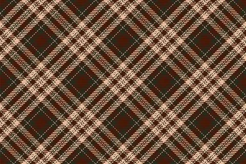 Seamless pattern of scottish tartan plaid. Repeatable background with check f 库存插图