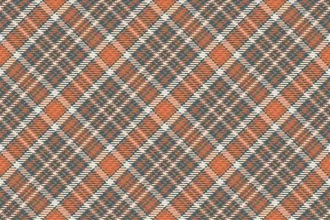Seamless pattern of scottish tartan plaid. Repeatable background with check f Illustrazione stock