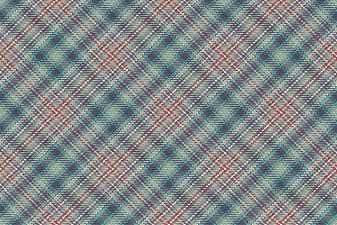 Seamless pattern of scottish tartan plaid. Repeatable background with check f Illustrazione stock
