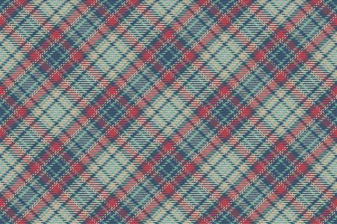 Seamless pattern of scottish tartan plaid. Repeatable background with check f 스톡 일러스트