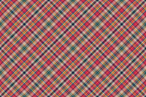 Seamless pattern of scottish tartan plaid. Repeatable background with check f Illustrazione stock