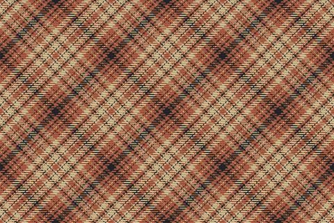 Seamless pattern of scottish tartan plaid. Repeatable background with check f Stock Illustration
