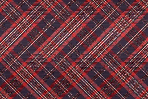 Seamless pattern of scottish tartan plaid. Repeatable background with check f Illustrazione stock