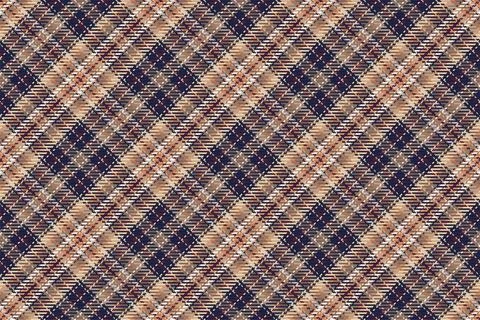 Seamless pattern of scottish tartan plaid. Repeatable background with check f Stock Illustration