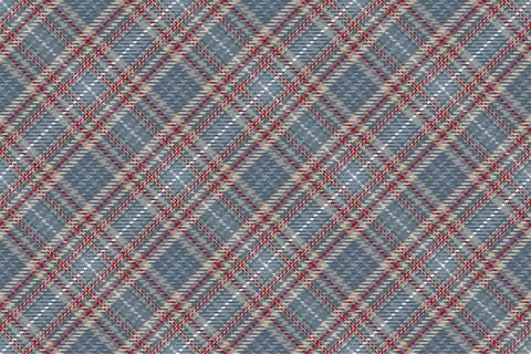 Seamless pattern of scottish tartan plaid. Repeatable background with check f Illustrazione stock