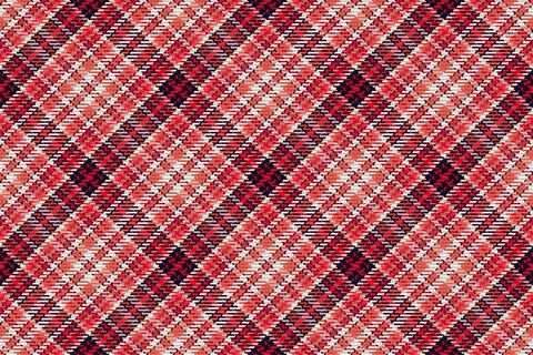 Seamless pattern of scottish tartan plaid. Repeatable background with check f Illustrazione stock