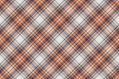 Seamless pattern of scottish tartan plaid. Repeatable background with check f Illustrazione stock