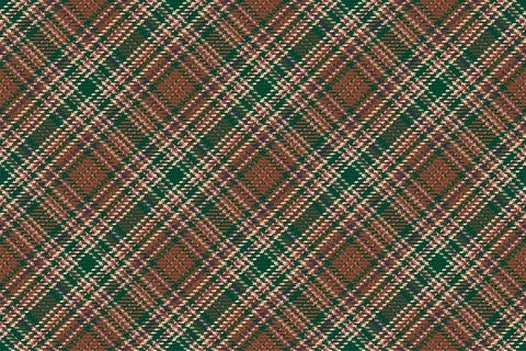 Seamless pattern of scottish tartan plaid. Repeatable background with check f Stock Illustration