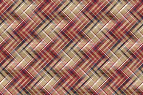Seamless pattern of scottish tartan plaid. Repeatable background with check f Illustrazione stock