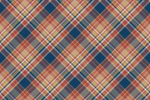 Seamless pattern of scottish tartan plaid. Repeatable background with check f Stock Illustration