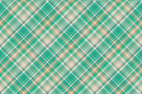 Seamless pattern of scottish tartan plaid. Repeatable background with check f Illustrazione stock