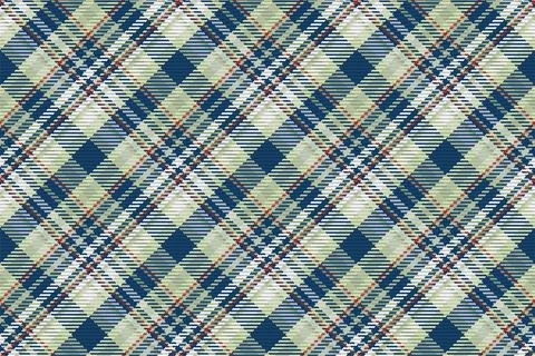 Seamless pattern of scottish tartan plaid. Repeatable background with check f Stock Illustration