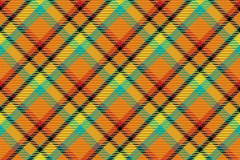 Seamless pattern of scottish tartan plaid. Repeatable background with check f Illustrazione stock