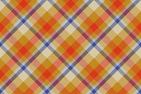 Seamless pattern of scottish tartan plaid. Repeatable background with check f Stock Illustration
