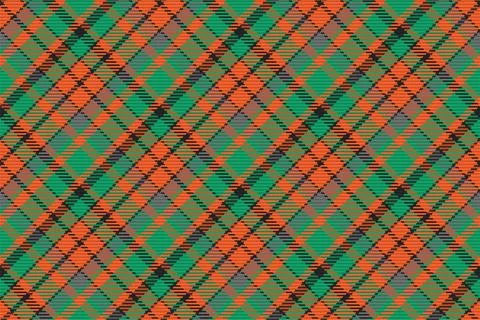 Seamless pattern of scottish tartan plaid. Repeatable background with check f Illustrazione stock