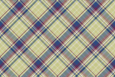 Seamless pattern of scottish tartan plaid. Repeatable background with check f Illustrazione stock