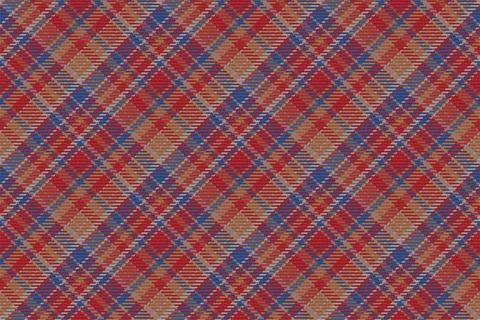 Seamless pattern of scottish tartan plaid. Repeatable background with check f 库存插图