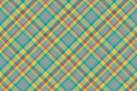 Seamless pattern of scottish tartan plaid. Repeatable background with check f 库存插图