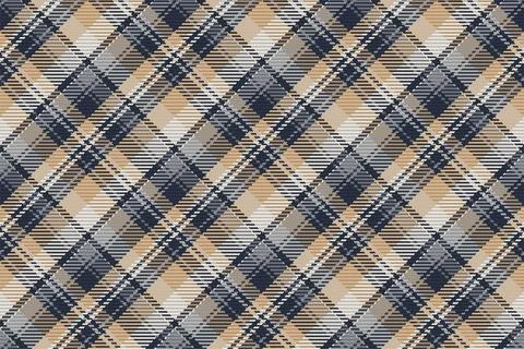 Seamless pattern of scottish tartan plaid. Repeatable background with check f Illustrazione stock